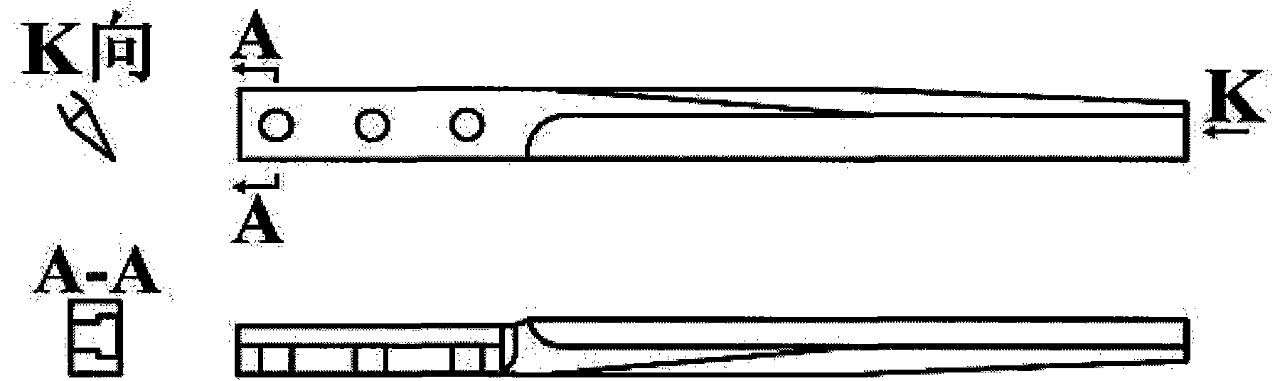 Cutter device of SBS (Styrene-butadiene thermoplastic elastomer) expansion dryer and manufacturing method thereof