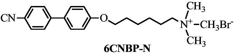 A kind of tolan liquid crystal molecule containing pyridine terminal group and its preparation method and application