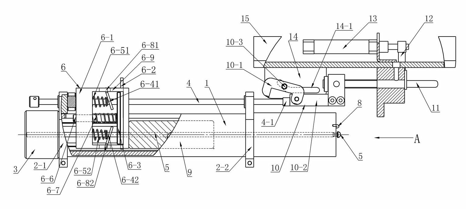 Automatic shuttle peg feeder for automatic ground thread replacing device of computerized embroidery machine