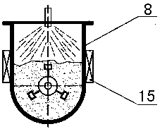 Continuous resin sand mixing machine and sand mixing method