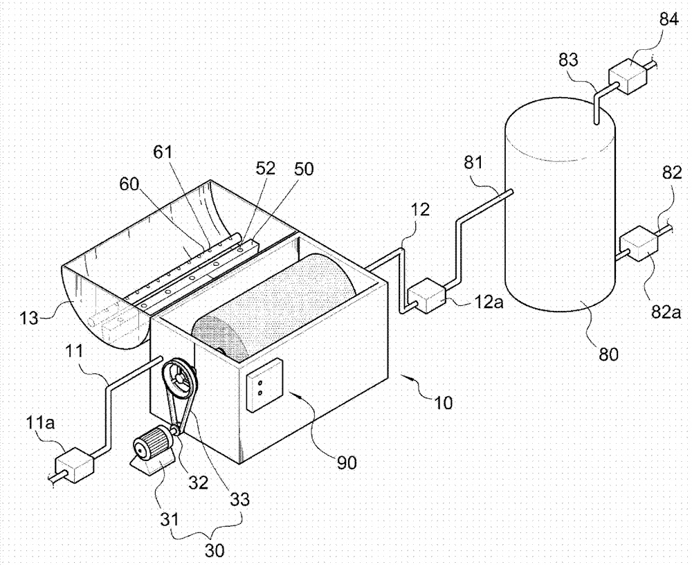 Filtering and drying apparatus for wastes recycling