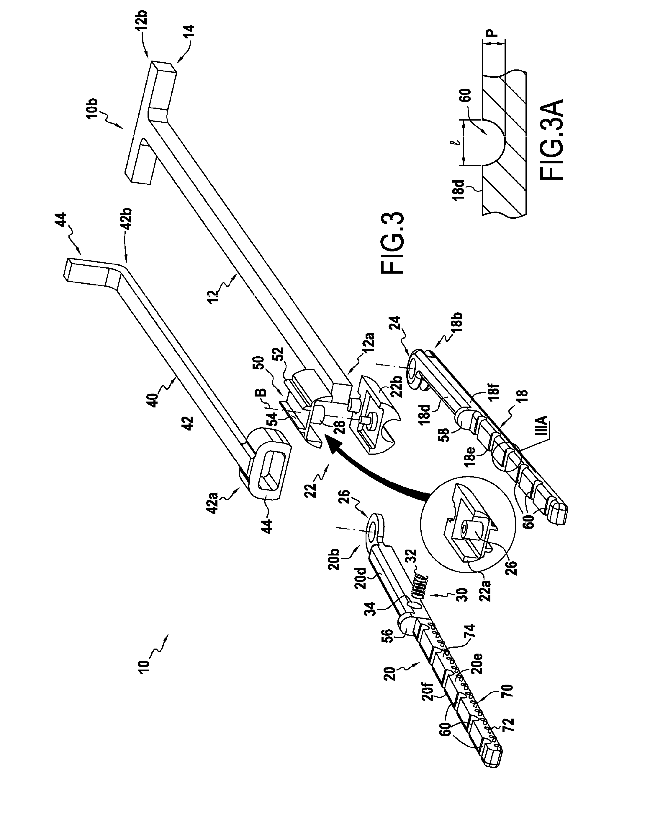 Instrument intended to be used to modify the volume of the stomach of a patient