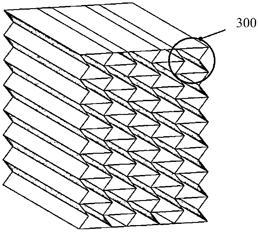 Phononic crystal negative Poisson's ratio honeycomb vibration isolation and shock resistance device