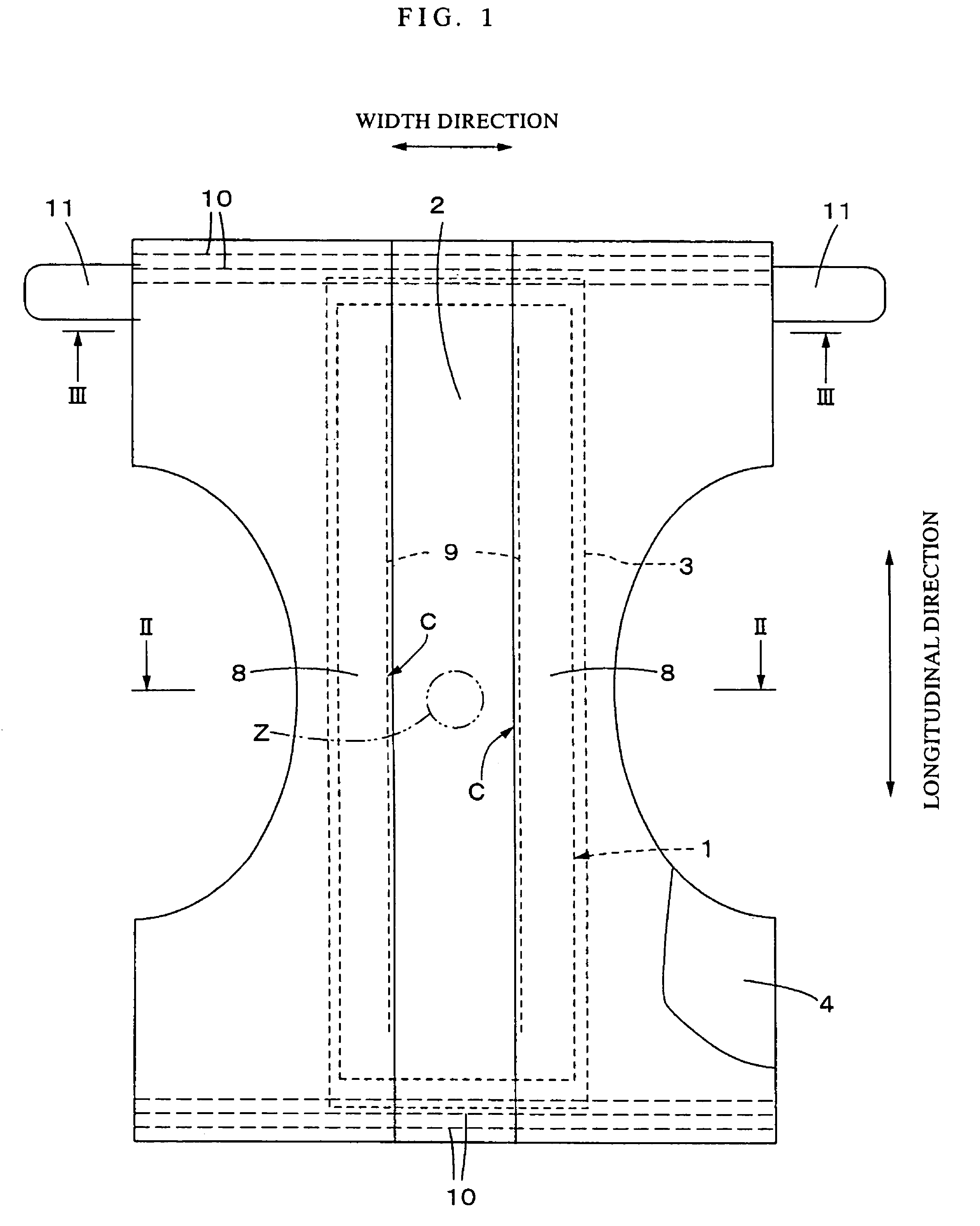 Body fluid absorbent article