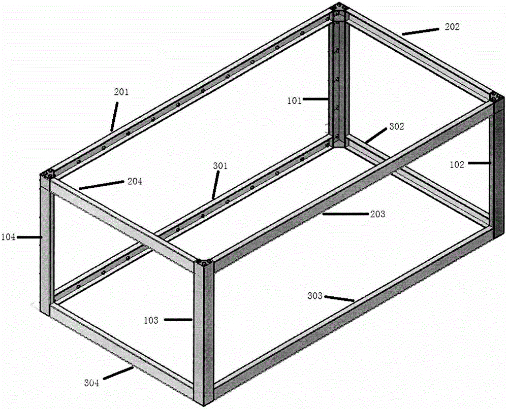 Prefabricated steel frame structure