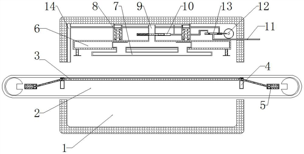 Leather processing device capable of quickly and automatically clamping, quantitatively injecting protective oil and quickly smearing