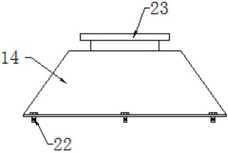 Liquid material mixing device