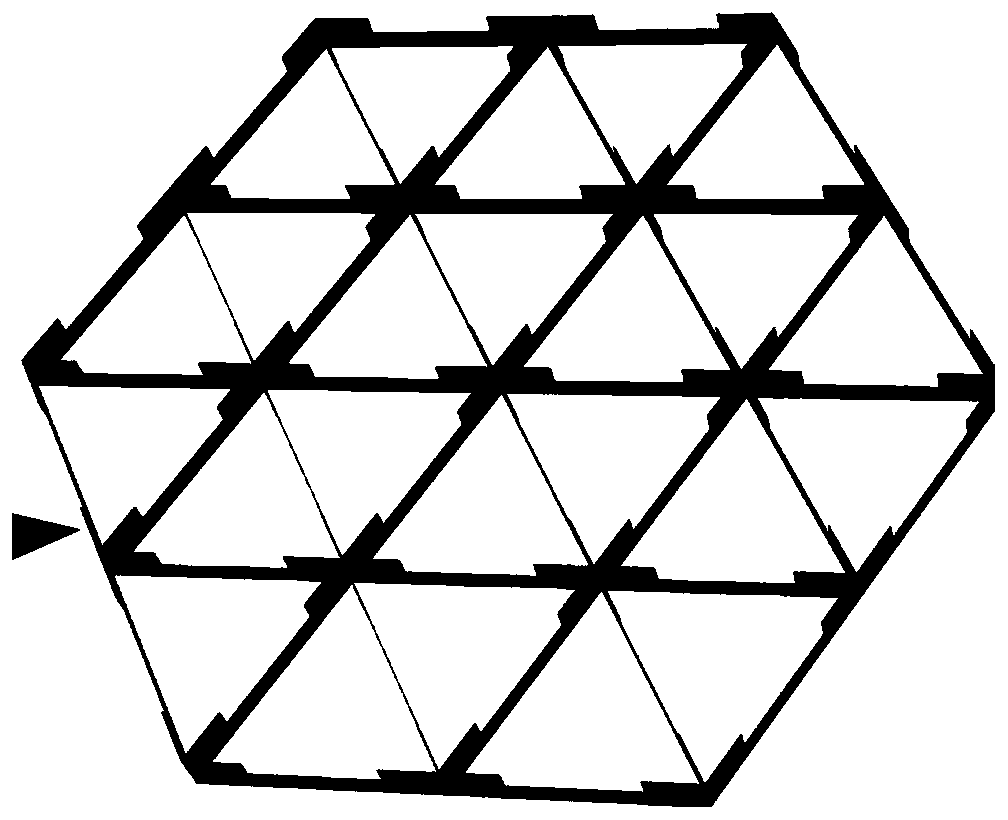 Antenna reflector and its surface deformation measurement method and comparative measurement method