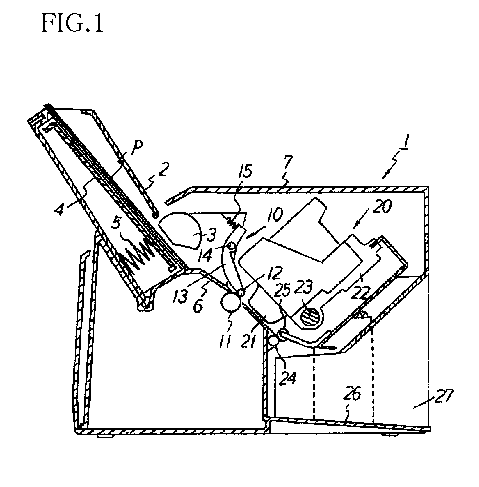 Sheet conveying device