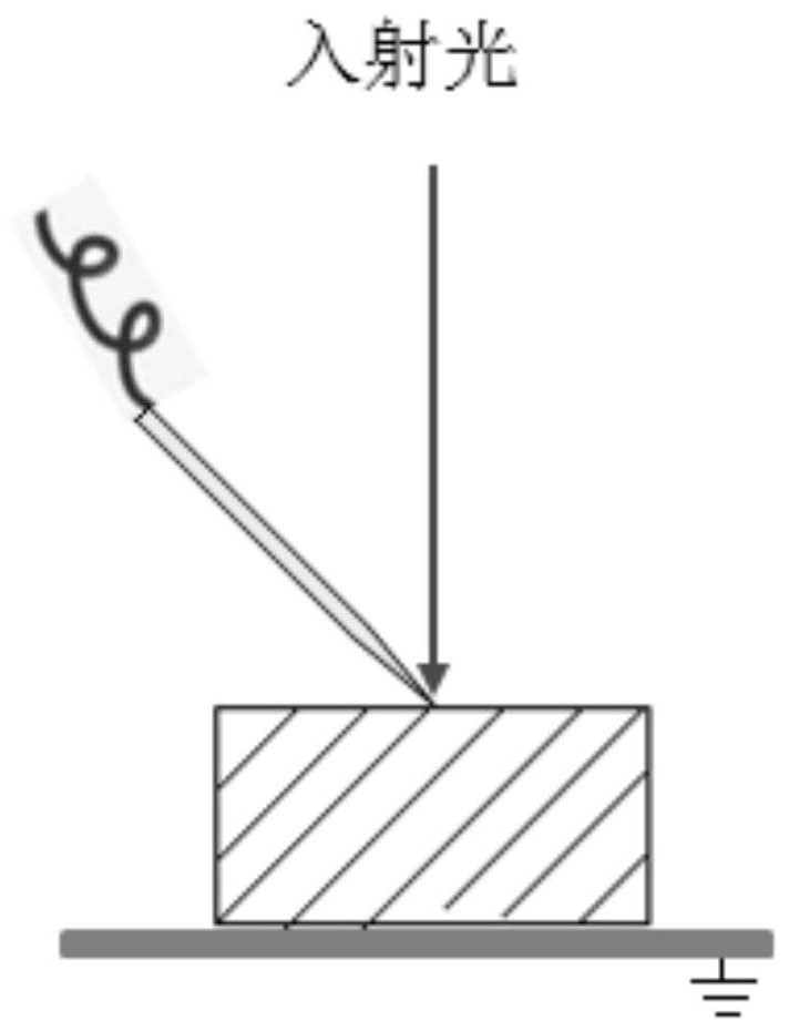 Device and method for eliminating fluorescence interference in Raman spectrum by electrifying