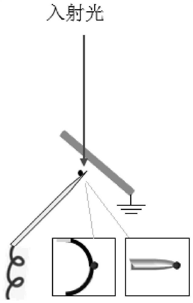 Device and method for eliminating fluorescence interference in Raman spectrum by electrifying