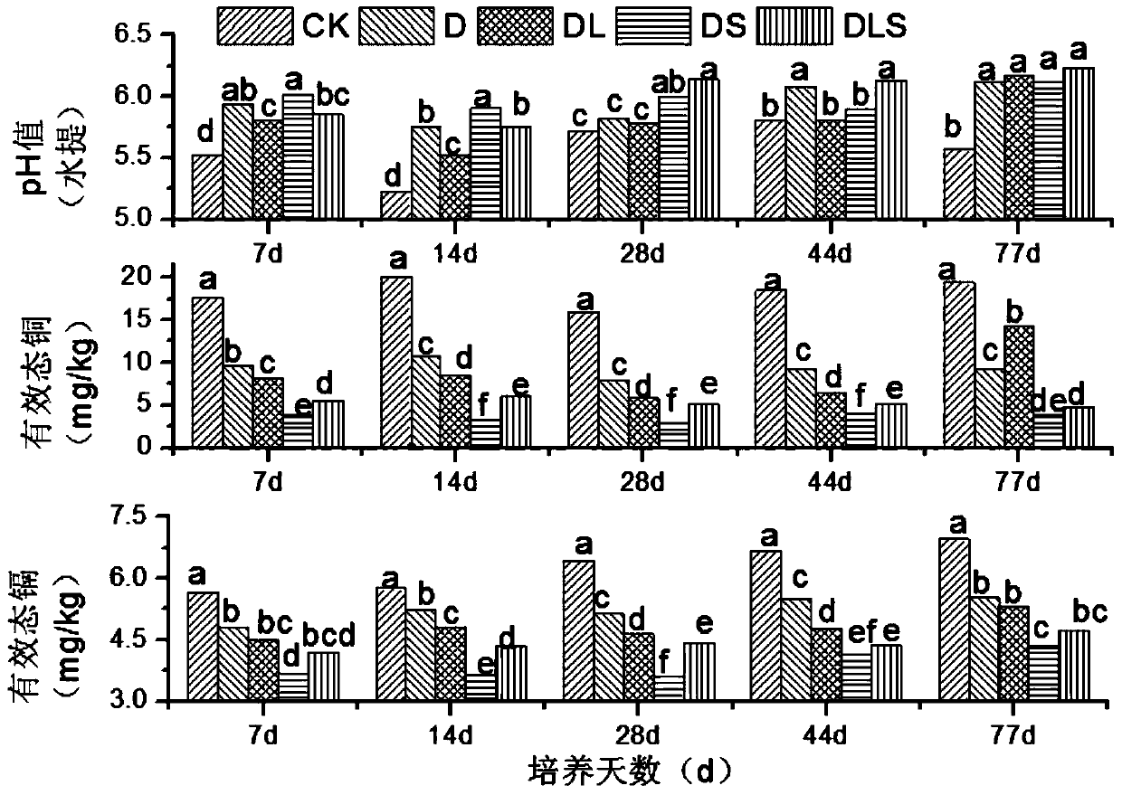 A passivation material for repairing cadmium-copper polluted acidic soil and its preparation method and application