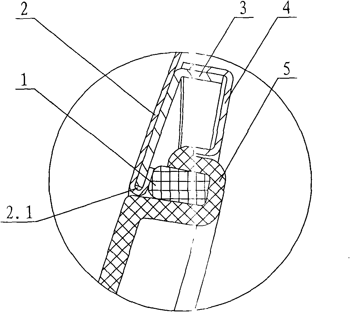 Water window assembly structure of electric kettle