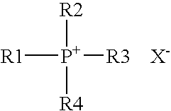 Phosphonium salts delivery systems