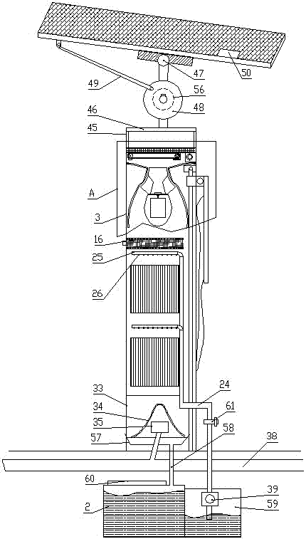 Air purification system for removing smog in urban construction communities