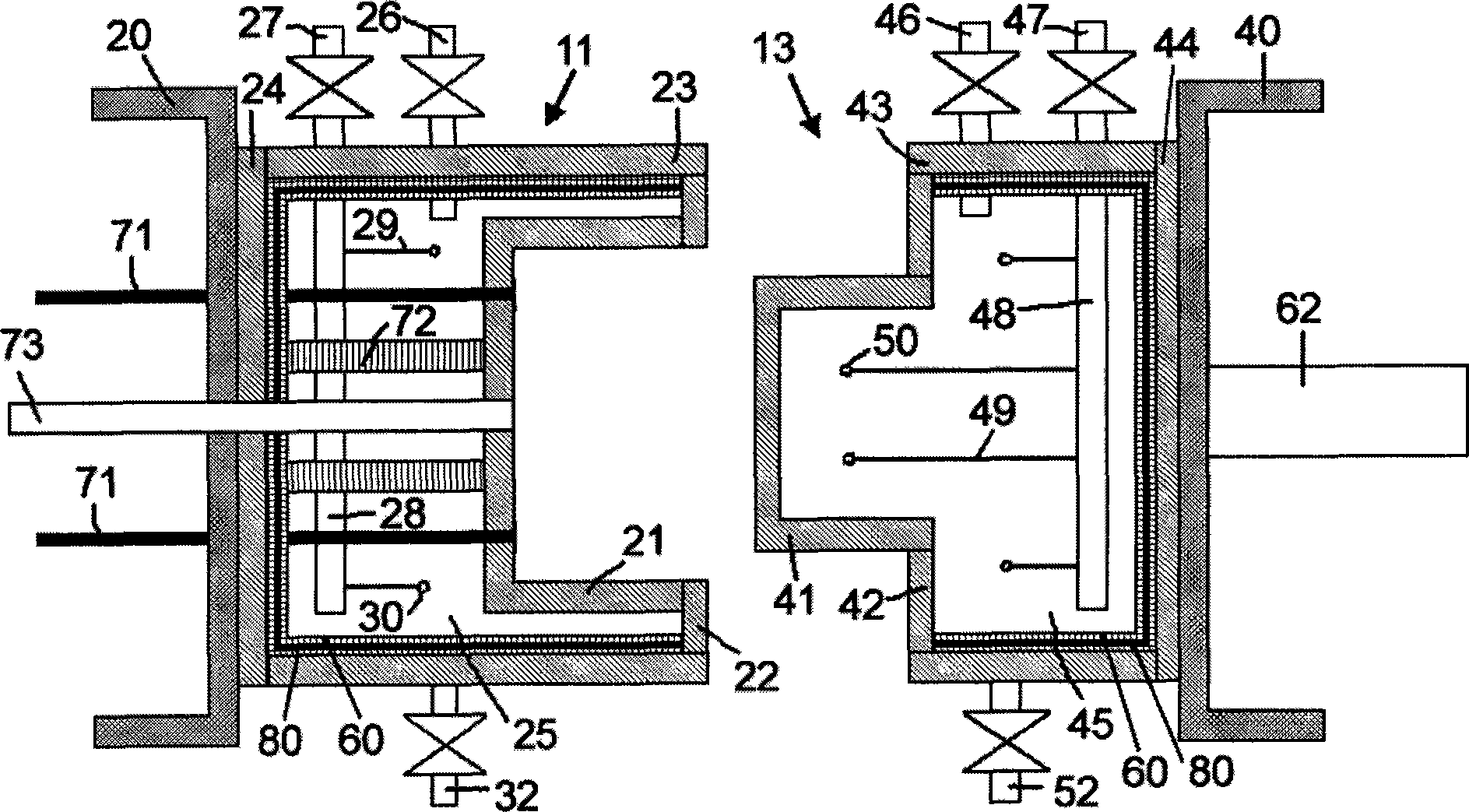 Energy-saving high-efficiency foaming molding mold