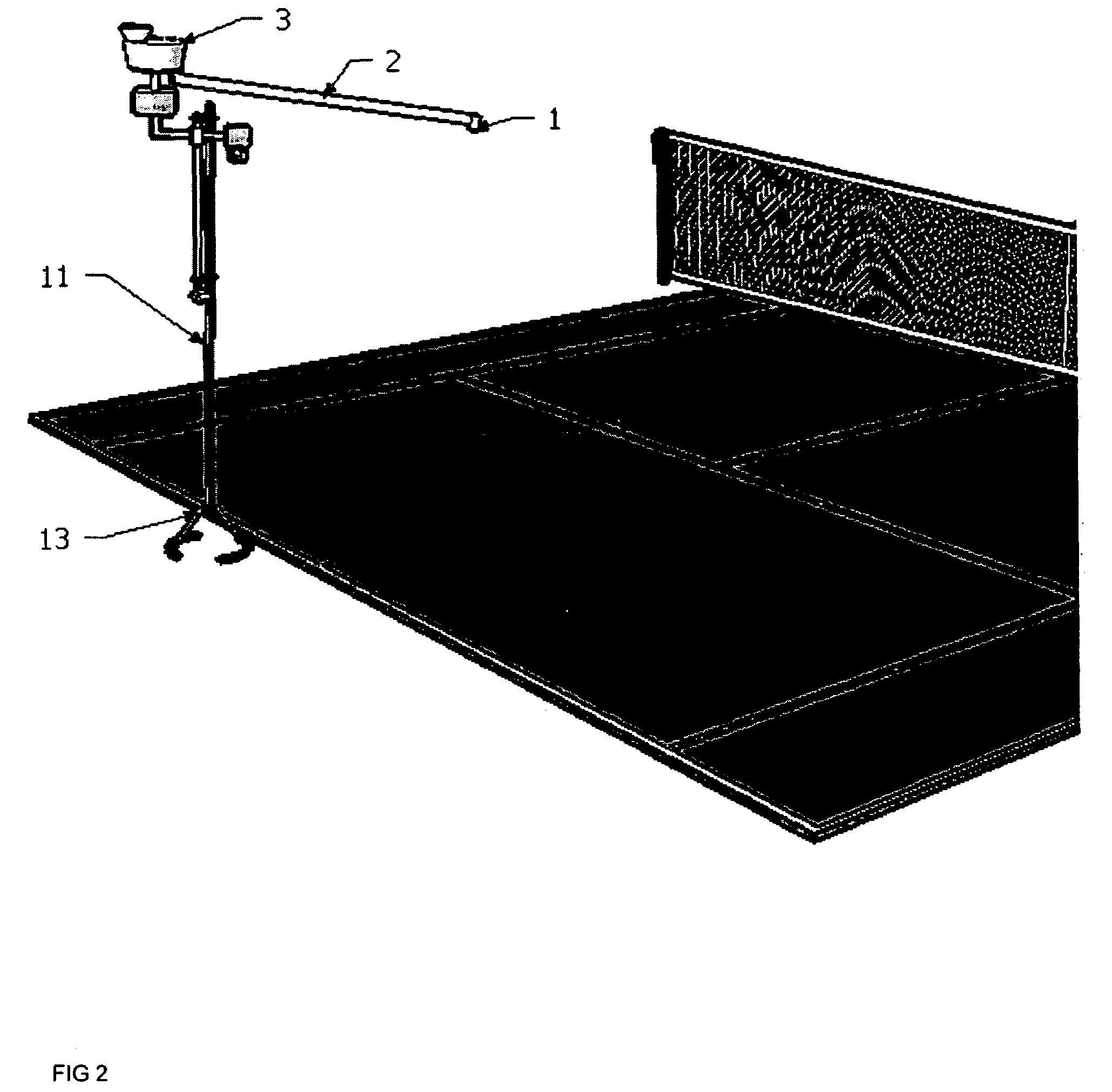 Tennis serve ball machine cum training device