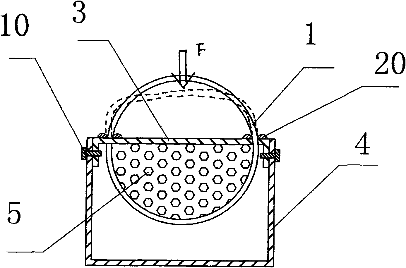 Annular whisker optical fiber stress monitoring device