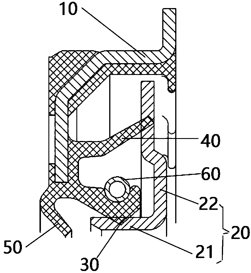 Bearing and sealing device