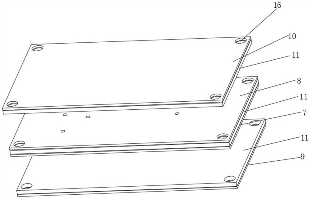 High-heat-dissipation multilayer high-frequency copper-based microwave signal plate and preparation process thereof