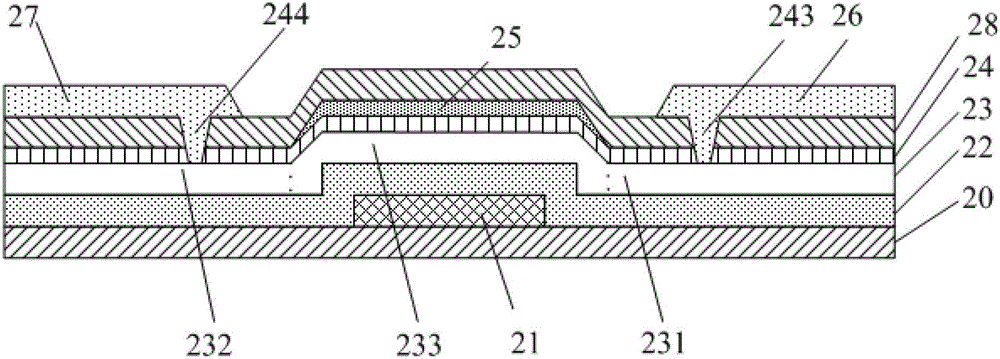 Oxide thin-film transistor with bottom-gate structure and manufacturing method thereof