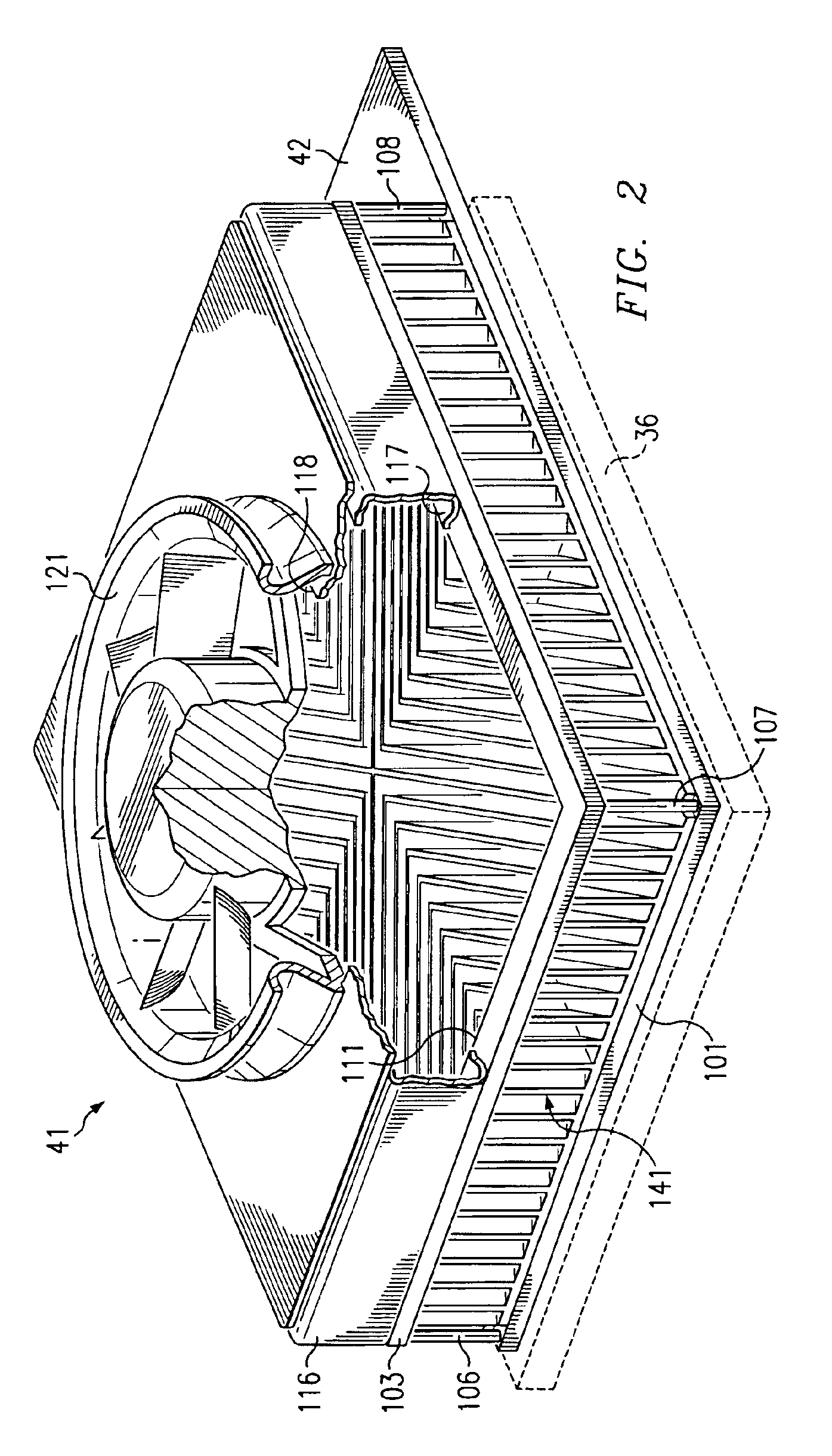 Method and apparatus for cooling a circuit component