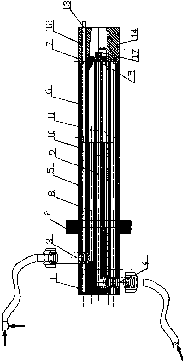 Composite graphite burning torch