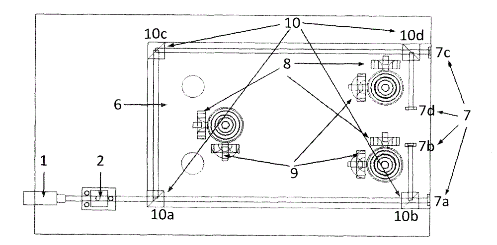 Gas magnetic vibration isolation platform based on spring zero position benchmark and laser auto-collimation measurement