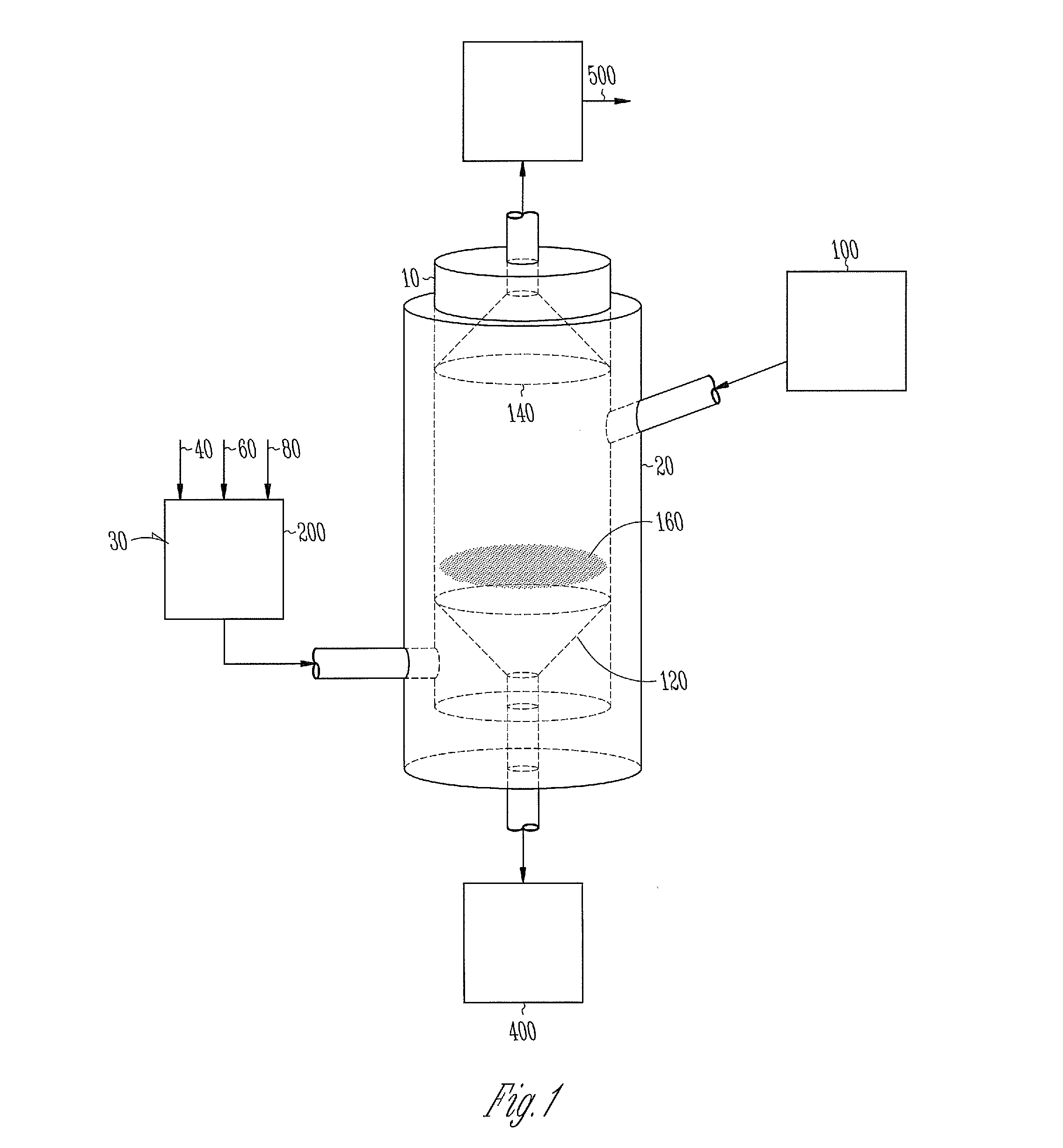 Calcination and reduction process including a fluidizing bed reactor