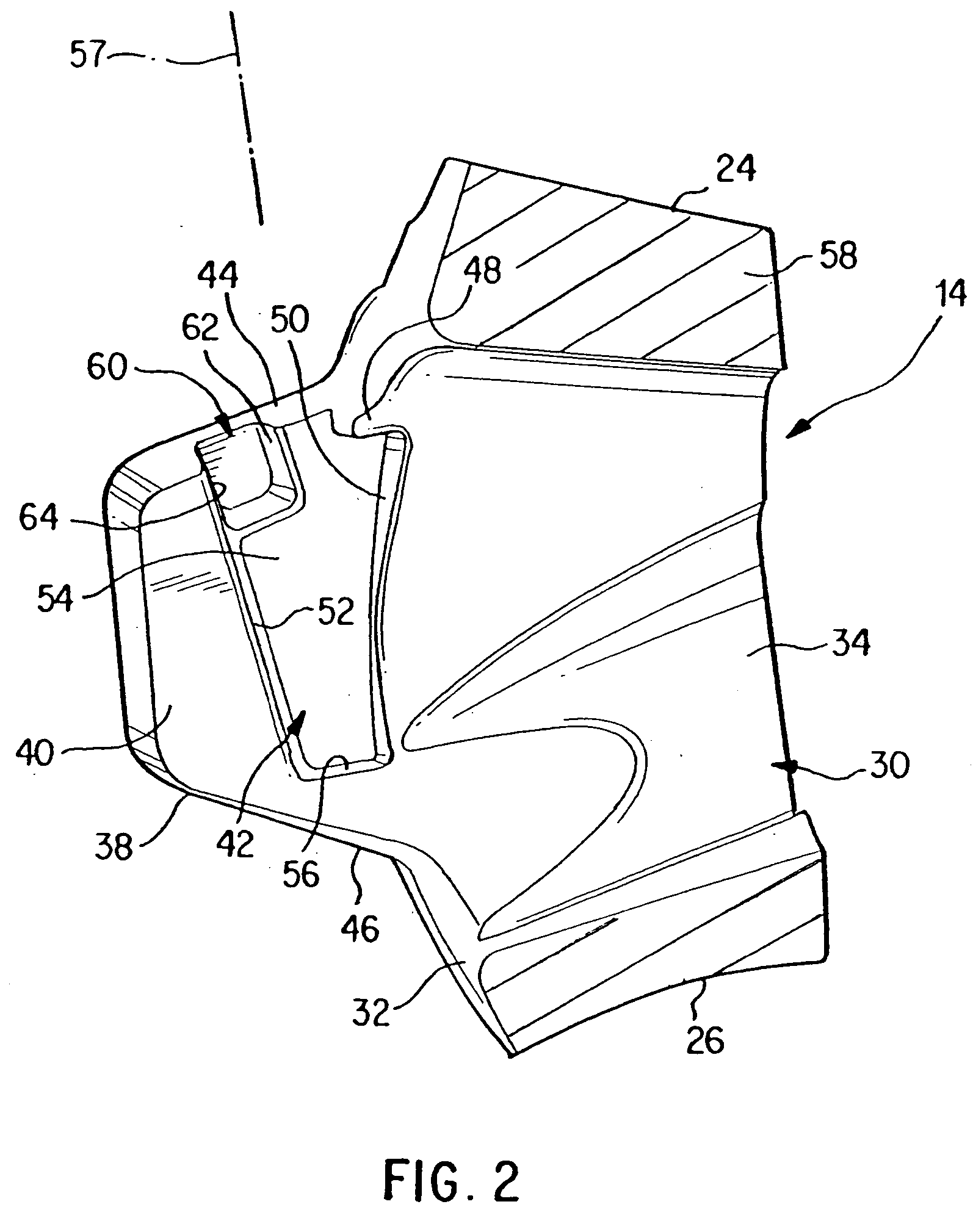 Coupling for excavating wear part