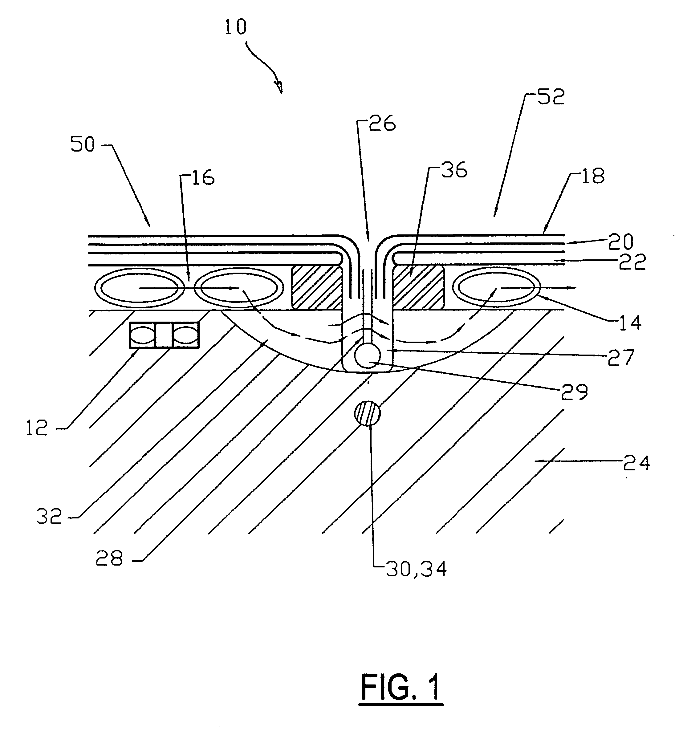 Air conditioning system for a seat