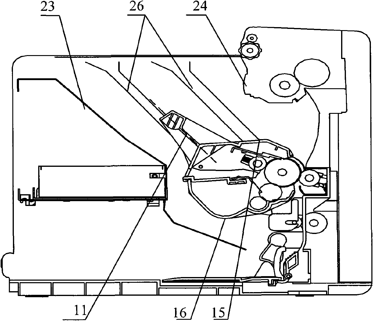 Processing box and image forming device