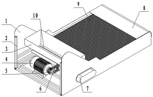 Mechanical nut opening device