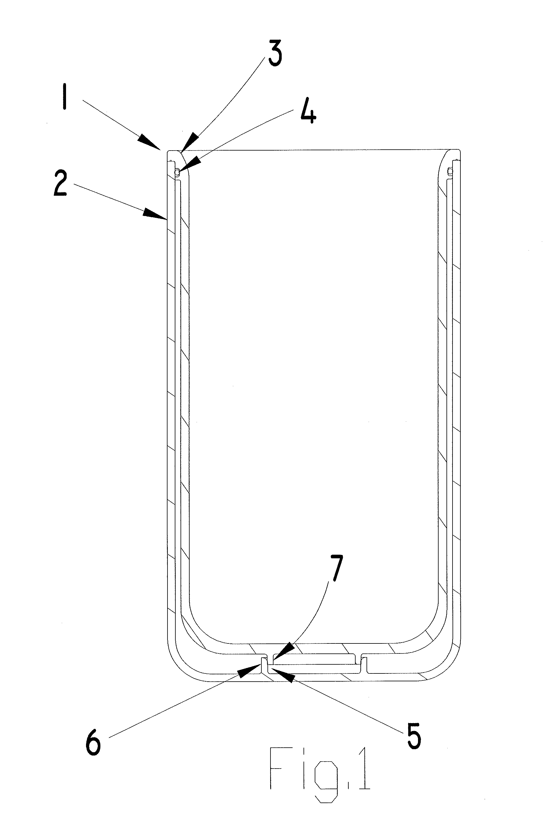 Double walled thermal container with ring seal