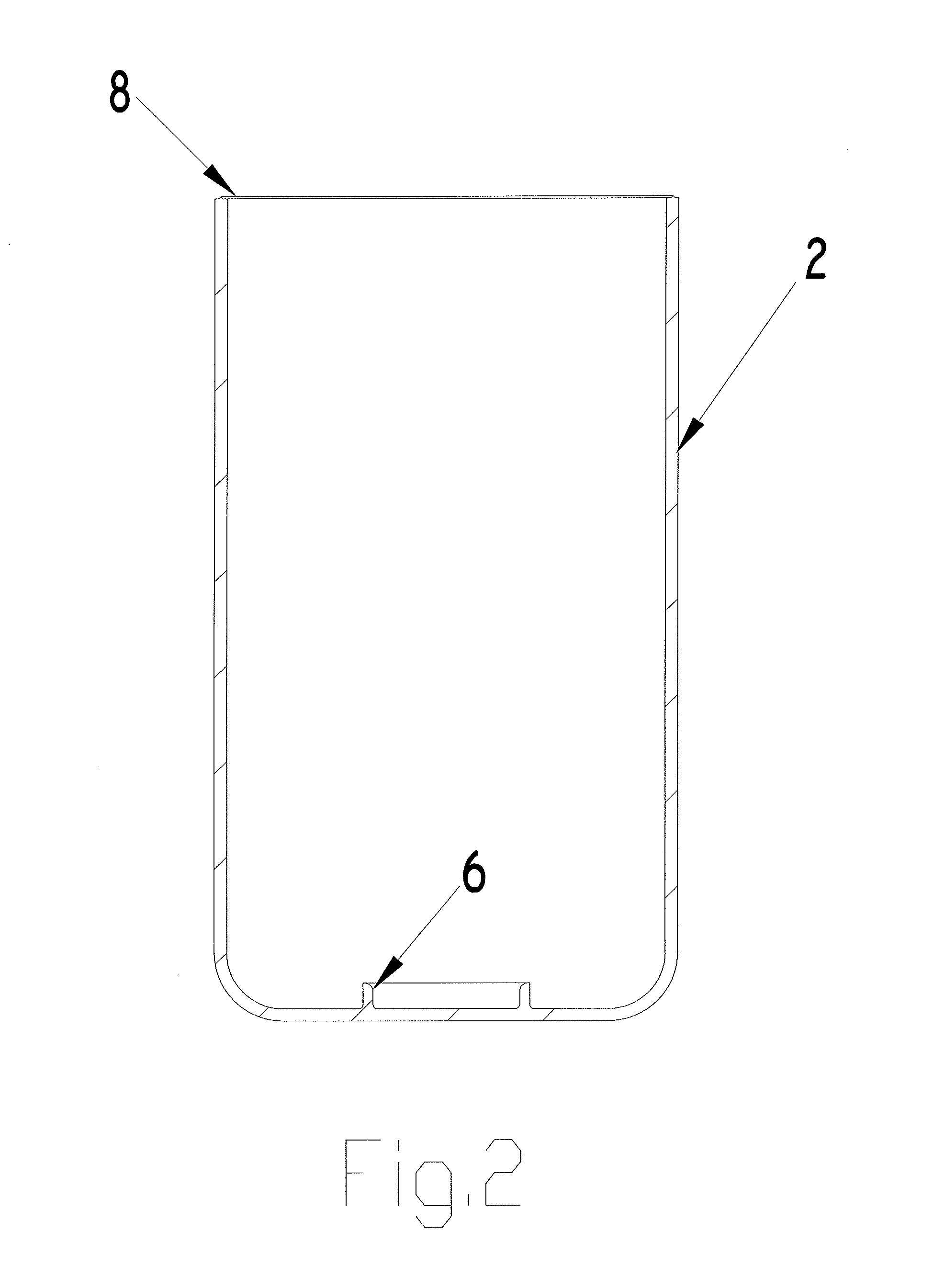 Double walled thermal container with ring seal