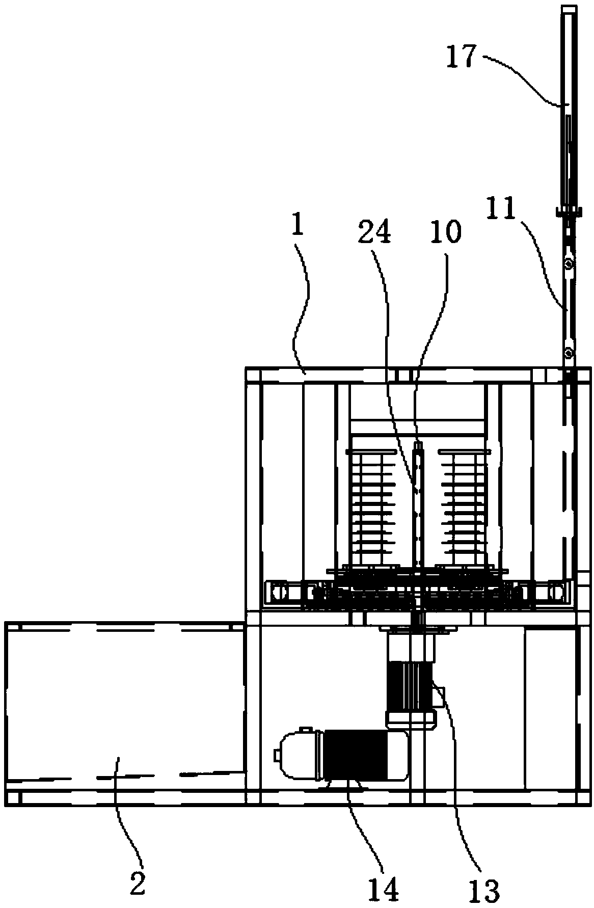 Electric locomotive roof insulator washing machine