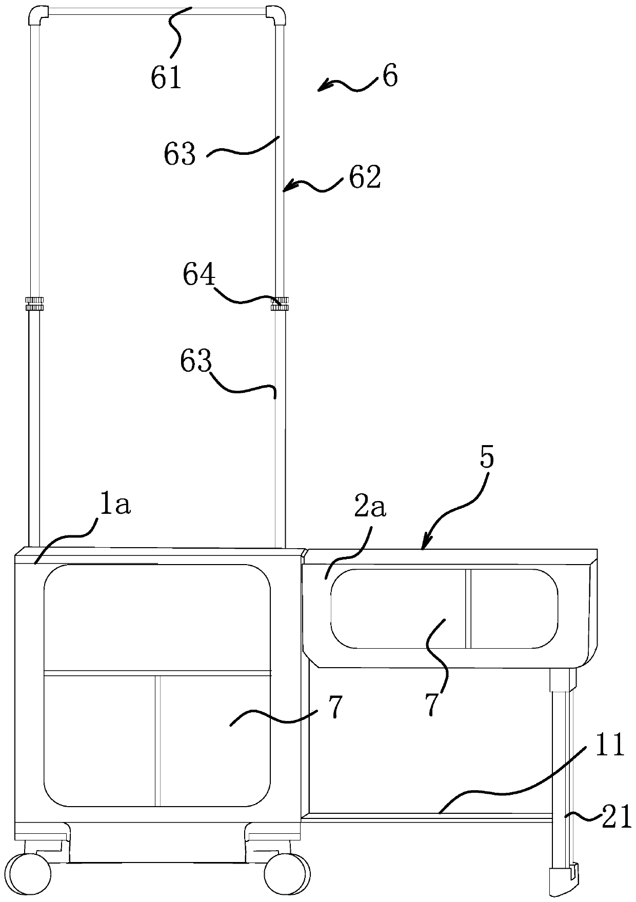 multifunctional suitcase