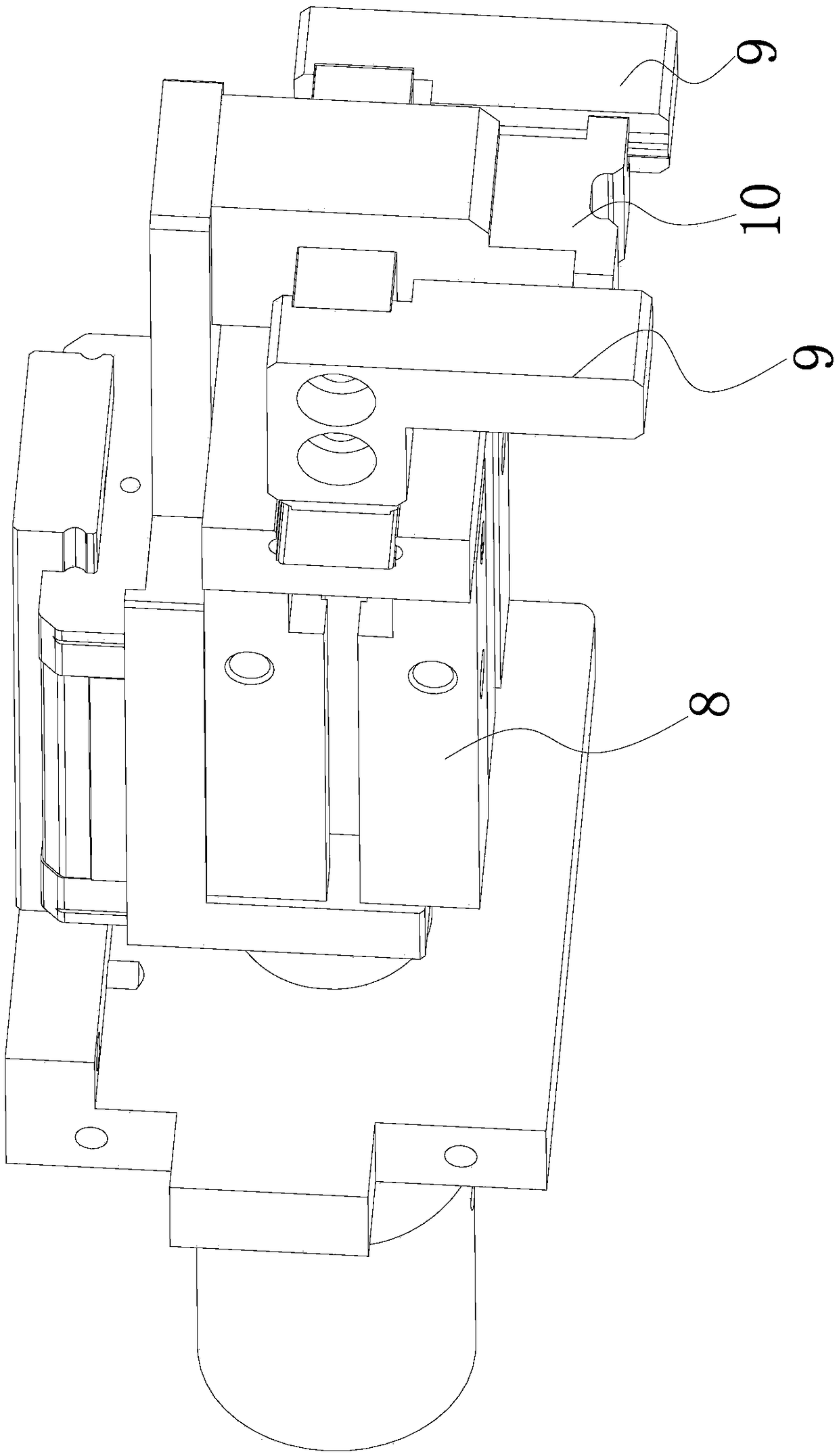 Connector plug-in machine of liquid crystal display