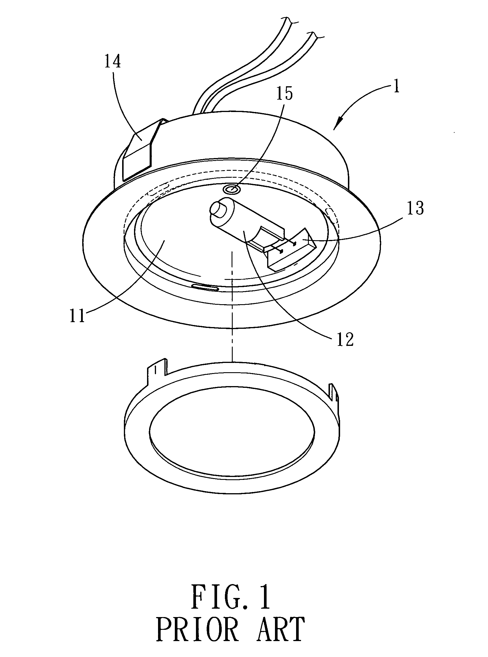 Lighting equipment for a kitchen ventilator