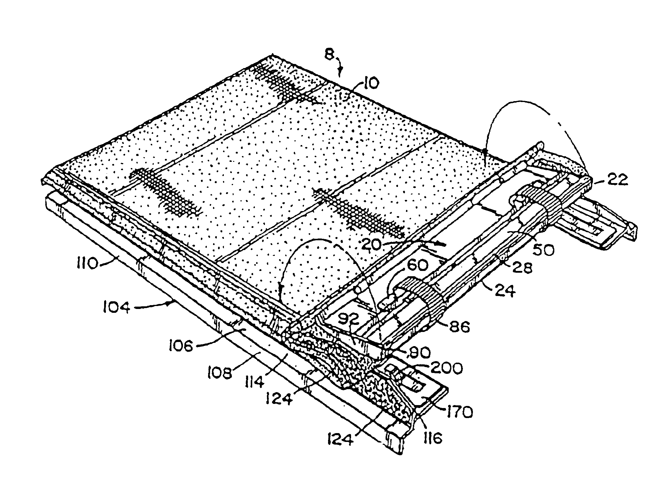 Tonneau cover apparatus having rear bar lock