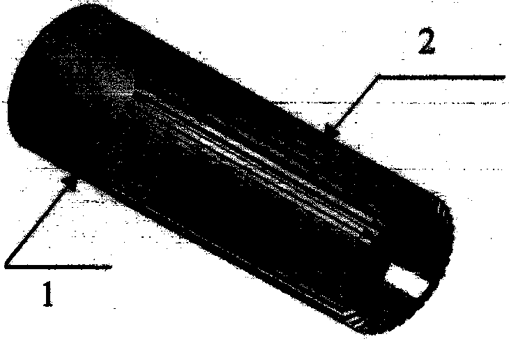 Vacuum diffusion welding process for groove type cylindrical surface connecting piece