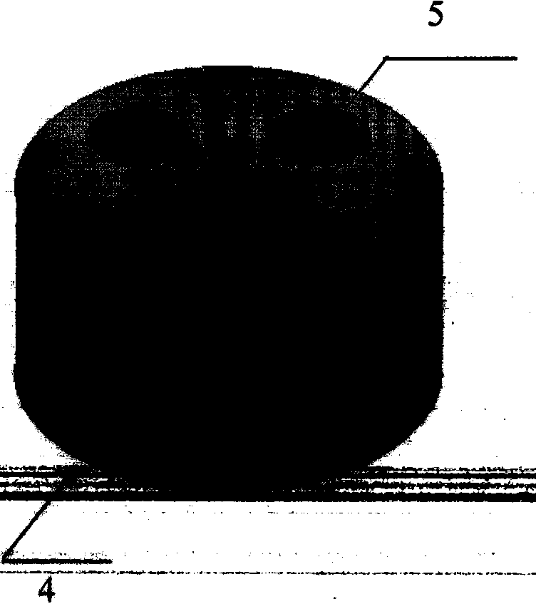 Vacuum diffusion welding process for groove type cylindrical surface connecting piece