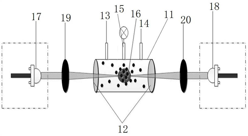 A system and method for detecting volatile organic molecules in exhaled breath