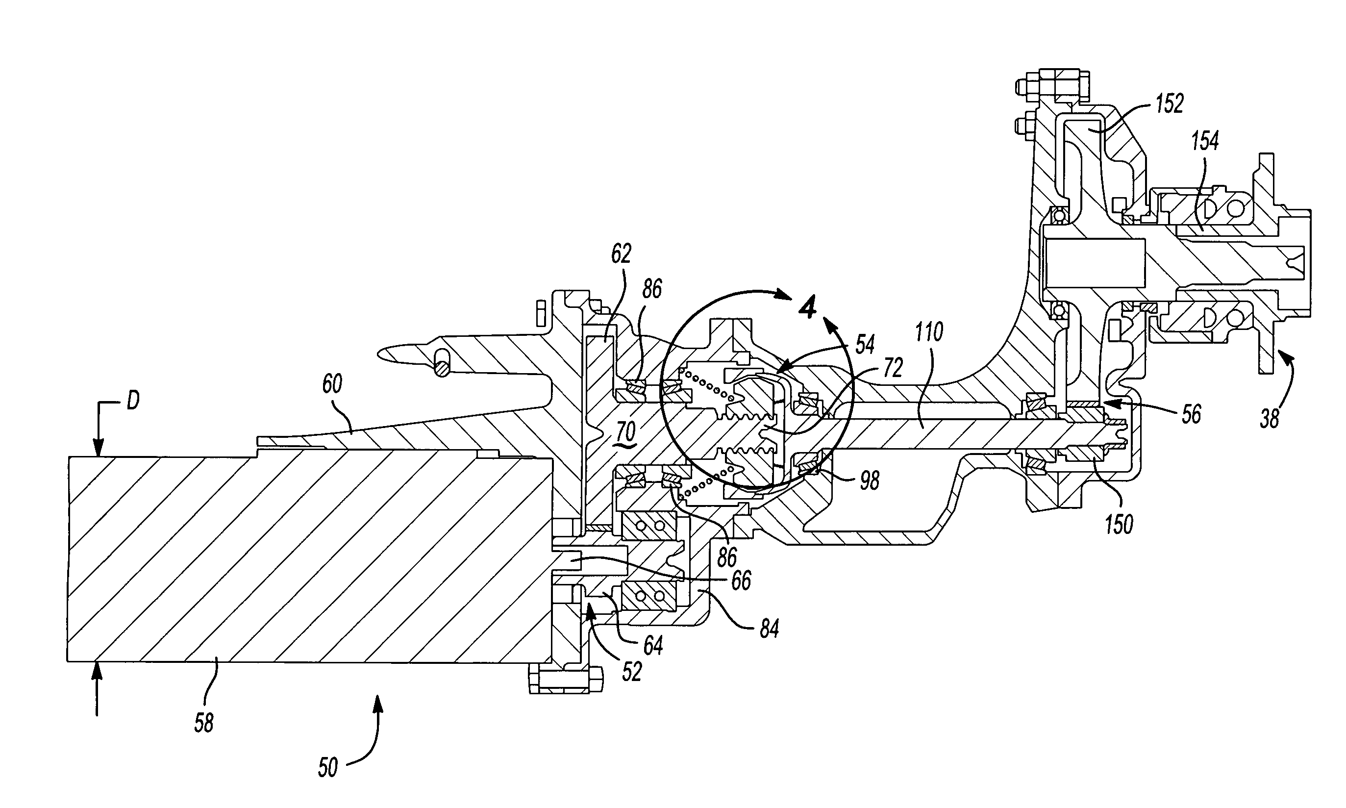 Vehicle with hybrid power train providing part-time all-wheel drive