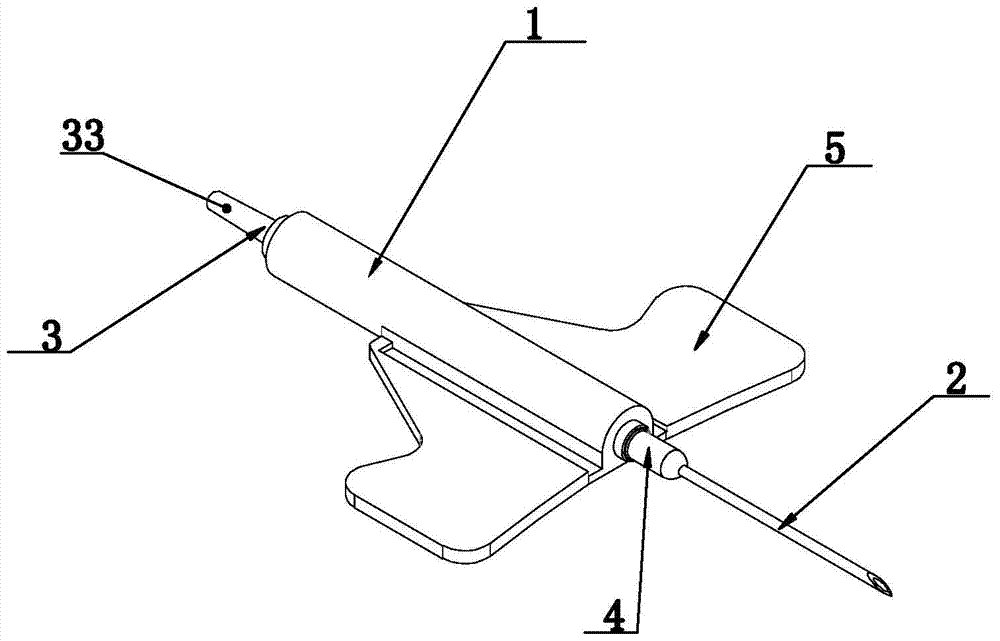 A kind of safe self-destruction intravenous infusion needle