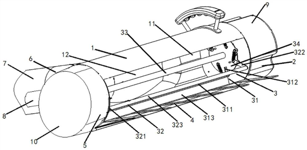 Electric portable tea-leaf picker