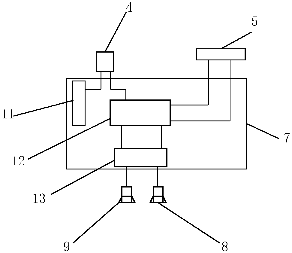 Water depth measurement device and method