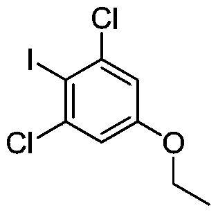 A kind of preparation method of 1,3-dichloro-5-ethoxy-2-iodobenzene