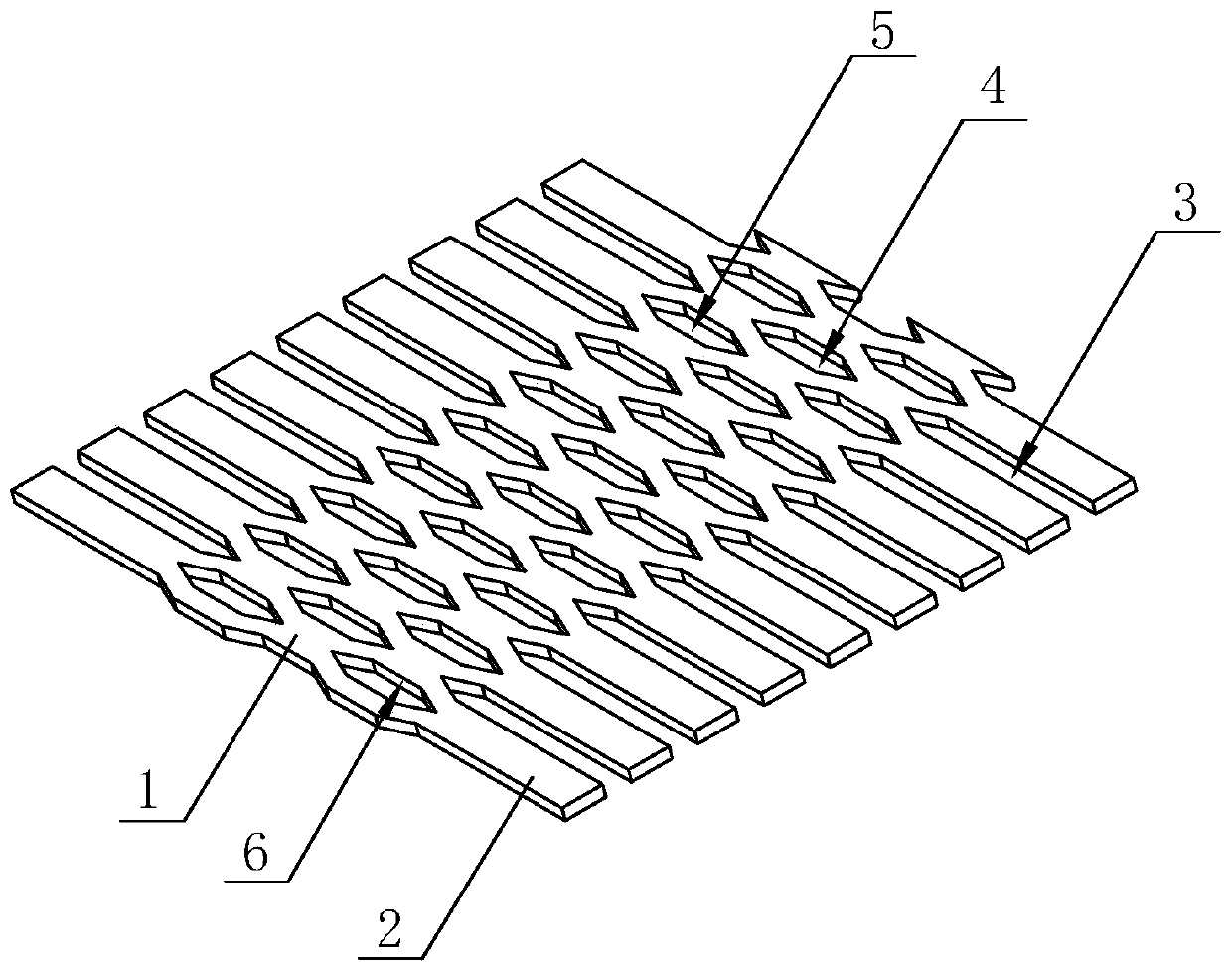 Vehicle sealing strip skeleton and machining process thereof