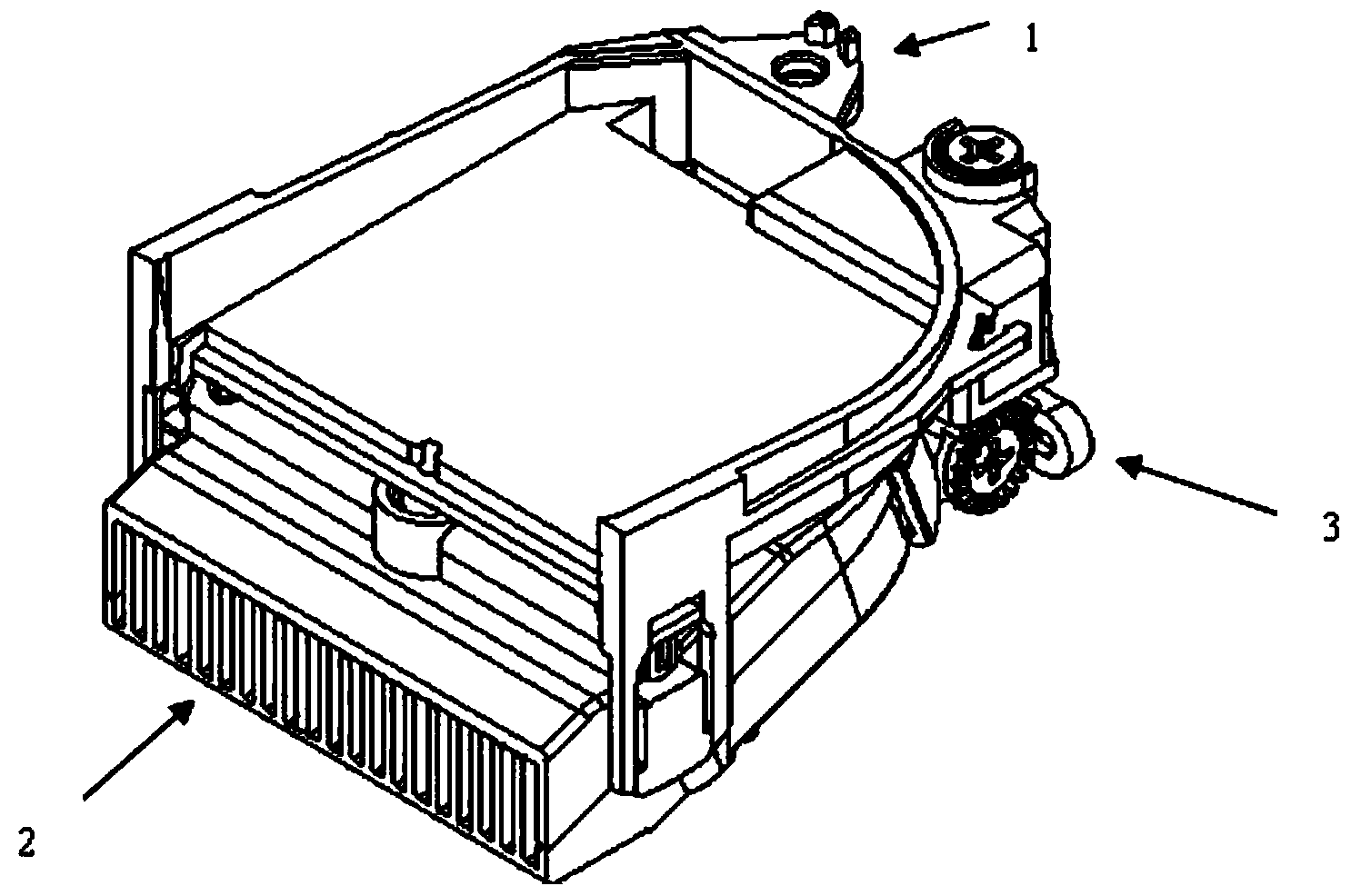 Adjusting device for distance and passing light shapes of automobile head light